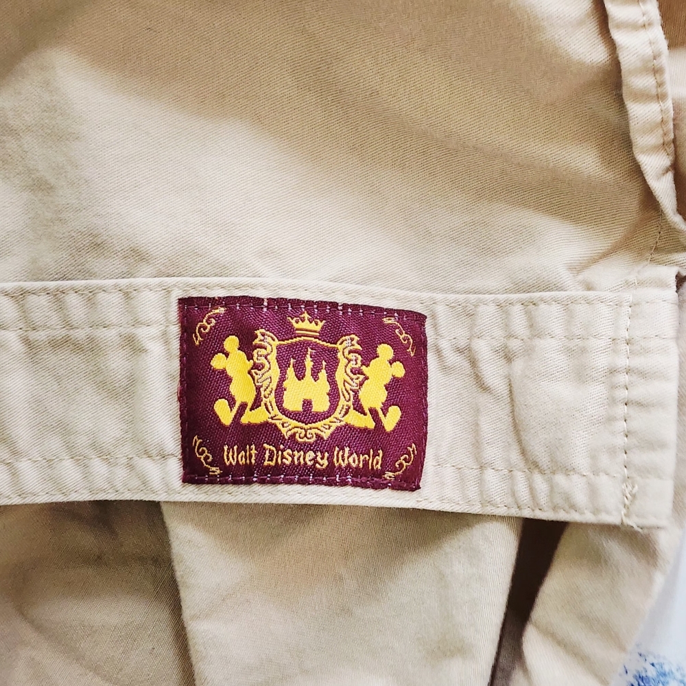 Rare Walt Disney World Embroidered Mickey Mouse 100% Cotton Button Down 2XL ... - Picture 7 of 7